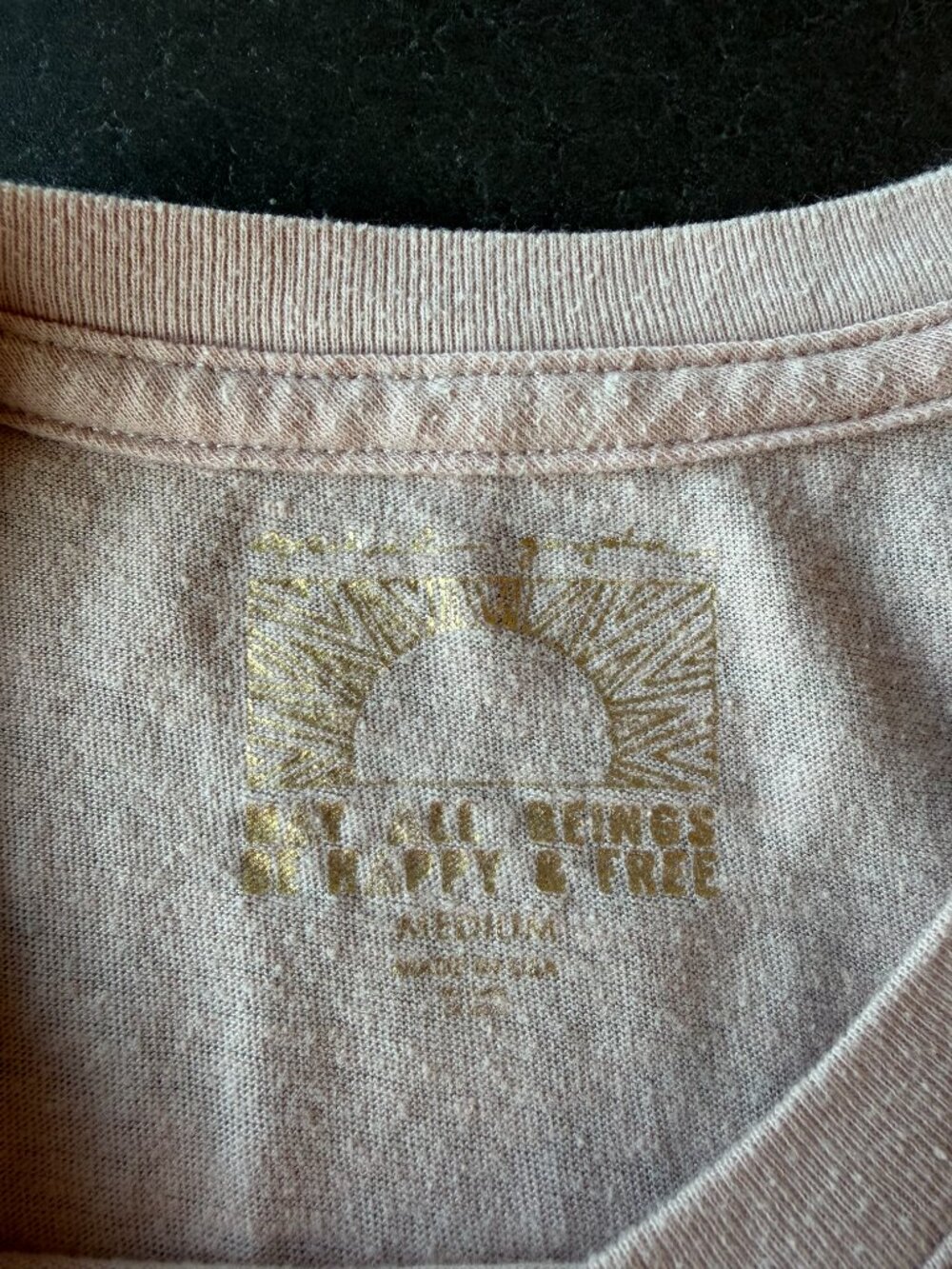 Spiritual Gangster Shine Light Tank - Medium - Rose - Picture 5 of 7